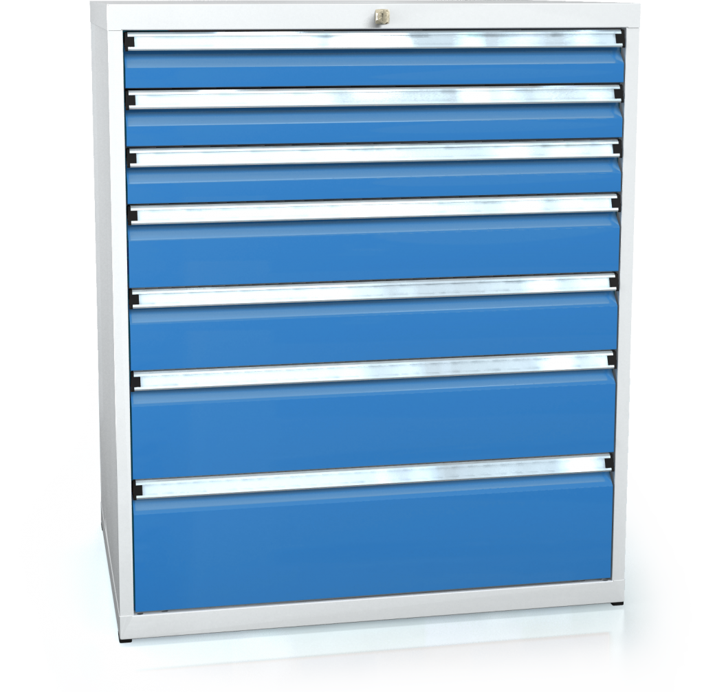 Drawer cabinet 1018 x 860 x 600 - 7x drawers